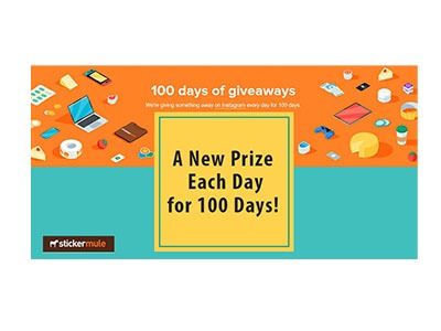 100 days of Giveaways