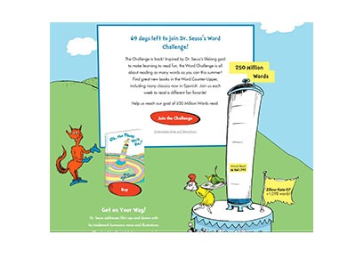 Dr. Seuss Word Challenge Sweepstakes