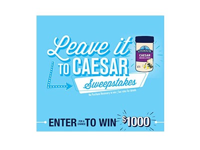 Leave it to Caesar Sweepstakes