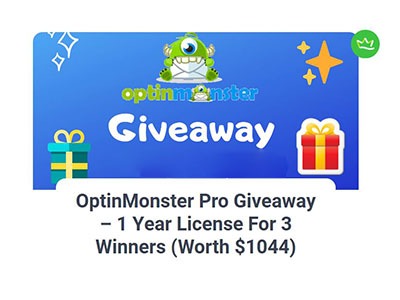 OptinMonster Pro Giveaway