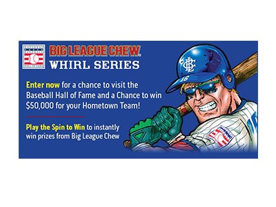 Big League Chew Instant Win Sweepstakes