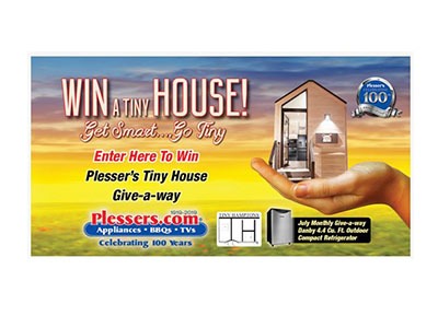 Plessers Tiny Home July Giveaway