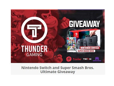Nintendo Switch Super Smash Bros Bundle Giveaway