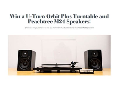 U-Turn Orbit Turntable and Speakers Giveaway