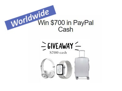 Win $700 PayPal Cash