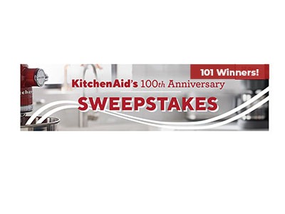 KitchenAid 100th Anniversary Sweepstakes