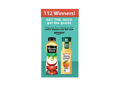 Minute Maid Amazon Gift Card Sweepstakes