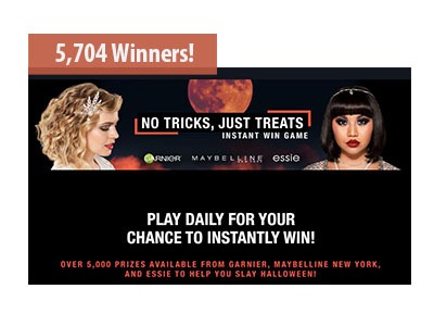 No Tricks, Just Treats Instant Win Game