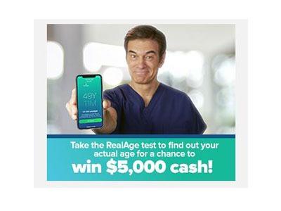 Dr. Oz Real Age $5,000 Giveaway