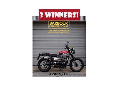 Win a 2019 Triumph Motorcycle
