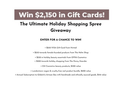 Ultimate Holiday Shopping Spree Giveaway