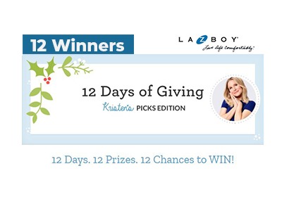 La-Z-Boy 12 Days of Giving Sweepstakes