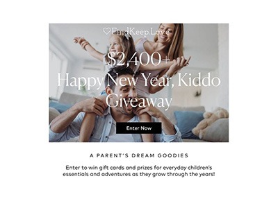 Find Keep Love New Year’s Giveaway