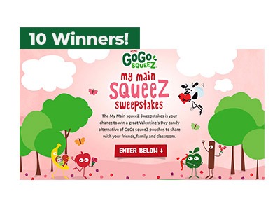 GOGO Squeez My Main Squeez Sweepstakes