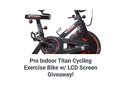 Titan Exercise Cycle Giveaway