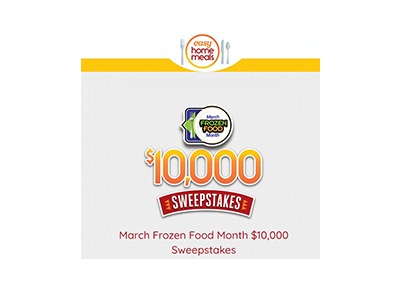 Easy Home Meals Frozen Food Month Sweepstakes