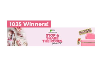 Garnier Stop and Share the Roses Giveaway