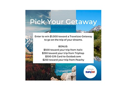 TravelZoo Pick your Getaway Giveaway