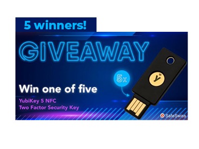 YubiKey Two-factor Authentication Key Giveaway