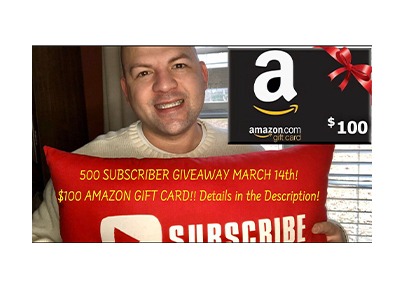 Amazon Gift Card Giveaway – Ends Mar 14th