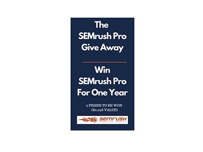 SEMrush Pro Giveaway