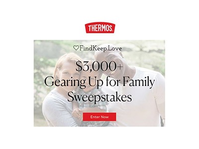 Thermos Gearing Up for Family Sweepstakes
