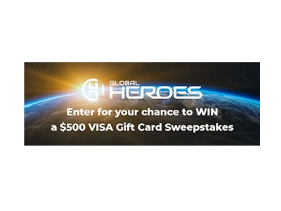 Global Heroes $500 Visa Gift Card Giveaway
