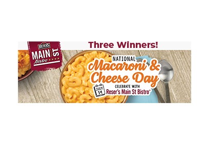 National Macaroni & Cheese Day Sweepstakes