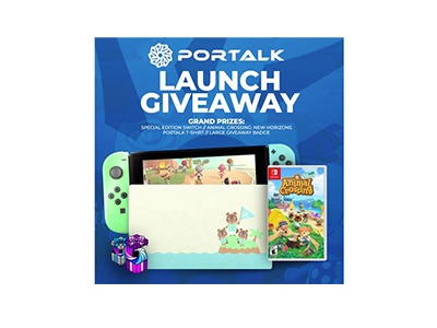 Portalk Special Edition Animal Crossing Switch Giveaway