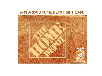 Win a $500 Home Depot Gift Card
