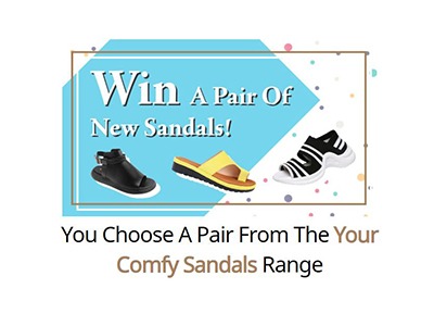 Win a Brand New Pair of Sandals