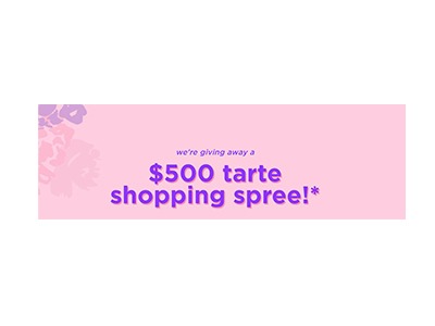 Win a Tarte Cosmetics Shopping Spree