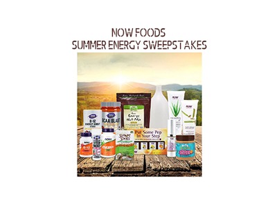 Now Foods Summer Energy Sweepstakes