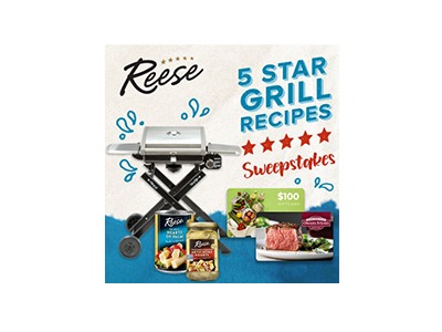 Reese Grill 5 Star Recipes Sweepstakes
