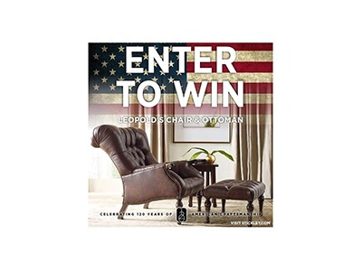 Stickley Furniture Leopold’s Chair and Ottoman Giveaway