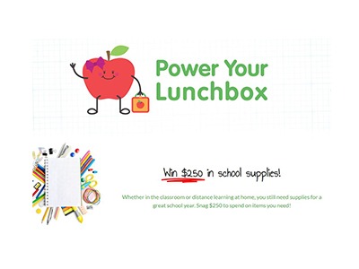 Produce for Kids Power Your Lunchbox 2020 Sweepstakes