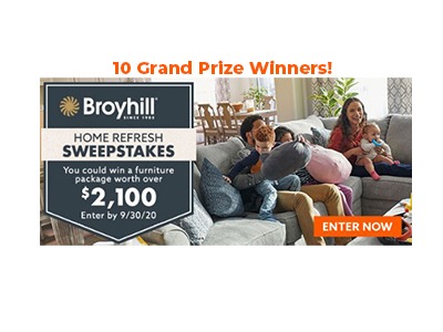 BIG LOTS Broyhill Home Refresh Sweepstakes