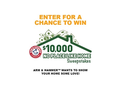 Arm & Hammer No Place Like Home Sweepstakes