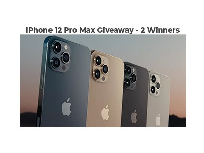 iPhone 12 Pro Max Giveaway