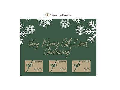 Closets by Design Verry Merry Giveaway