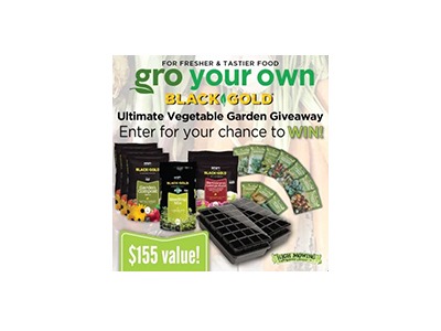 Black Gold Organic Vegetable & Herb Garden Package Giveaway