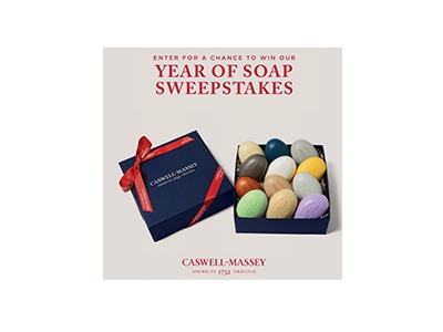 Caswell-Massey Year of Soap Sweepstakes