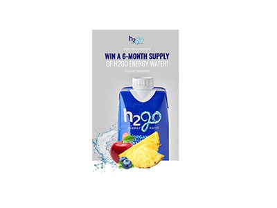 H2go Energy Water Giveaway