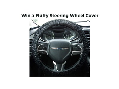 Win a Fluffy Steering Wheel Cover