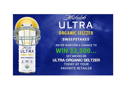 Michelob Ultra Organic Seltzer Sweepstakes