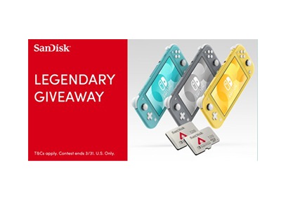 SanDisk Legendary Giveaway