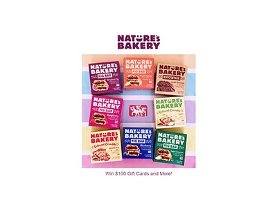 Natures Bakery 100K Giveaway