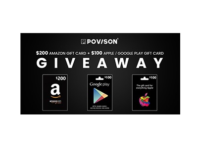Povison Choice of Gift Card Giveaway