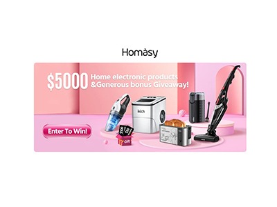 Homasy Home Electronic Appliances Giveaway