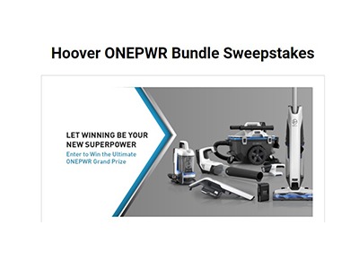 Hoover ONEPWR Bundle Sweepstakes